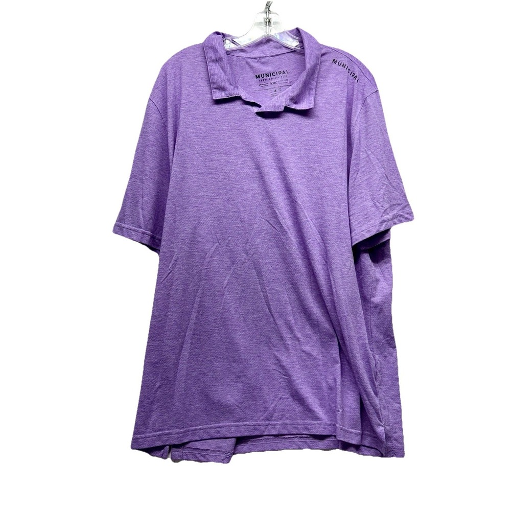 Municipal Sport Utility Gear Men's 3XL Polyester Blend Orchid Polo (E7)